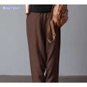 ワイドパンツ バルーンパンツ パンツ コットン...の詳細画像3