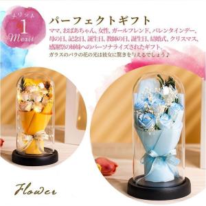 プリザーブドフラワー 造花 バラ 3/7輪 花...の詳細画像4