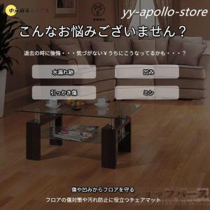 チェアマット デスク足元マット 防音 吸着ラグ...の詳細画像4