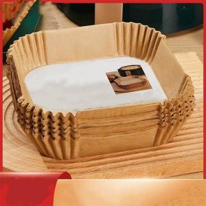 油紙 エアフライヤー用紙 3-5L適用 スクエ...の詳細画像2