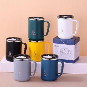 マグカップ ステンレス 500ml 蓋付 目盛...の詳細画像1