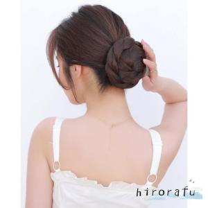 ウィッグ お団子 フラダンス 髪型 ヘアアレン...の詳細画像5