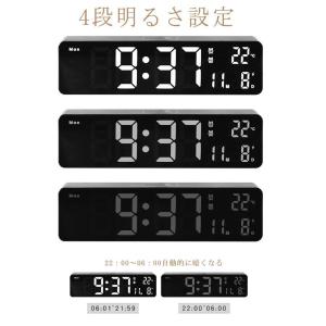 壁掛け時計 デジタル LED電子時計 2way...の詳細画像1