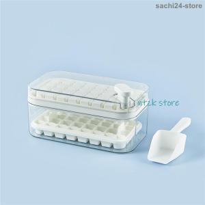 製氷皿 製氷機 氷トレー2層 蓋付 氷ボックス...の詳細画像1