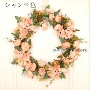 プリザーブドフラワー 母の日 リース 玄関 飾...の詳細画像2