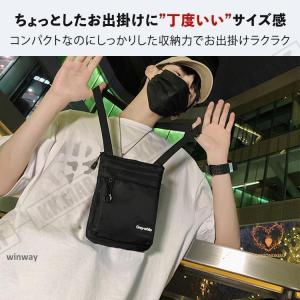 サコッシュ メンズ レディース 撥水 防水 バ...の詳細画像5
