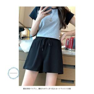 ショートパンツ レディース 夏 短パン ゆった...の詳細画像4