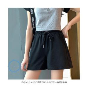 ショートパンツ レディース 夏 短パン ゆった...の詳細画像5