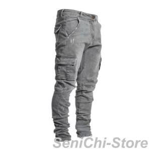 デニムパンツ メンズ ジーパン ストレッチ ス...の詳細画像3