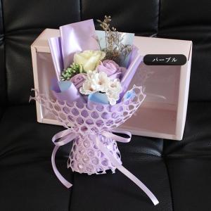 ソープフラワー 花束 ボックス入り ブーケ フ...の詳細画像4