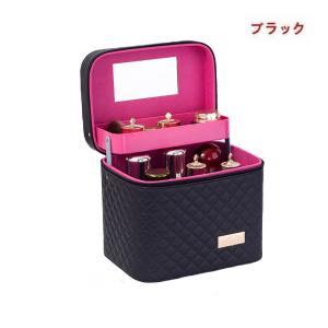 5色 メイクボックス コスメ収納 鏡付き 化粧...の詳細画像2