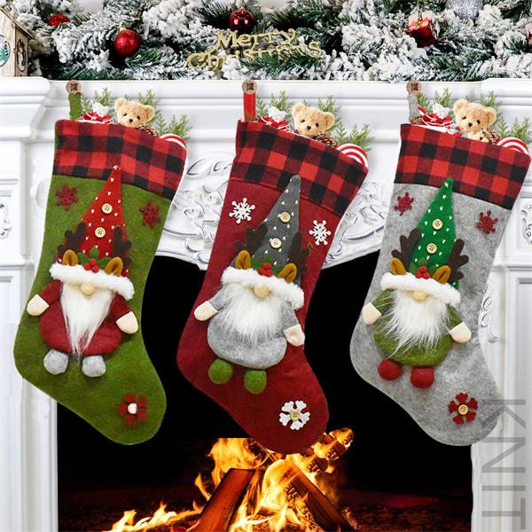 クリスマスソックス 靴下プレゼント入れクリスマスサンタクロースクリスマスツリークリスマスソックスクリ...