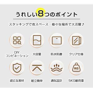 シューズボックス クリア 1個セット シューズ...の詳細画像5