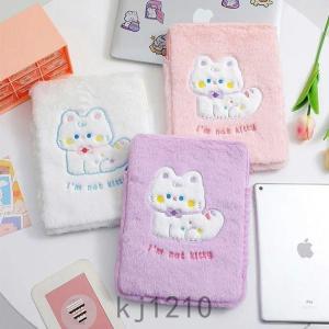 タブレットケース ipadケース 猫 ねこ 韓国 パソコンケース PCバッグ タブレットバッグ かわいい おしゃれ オフィス リモート マルチポーチ