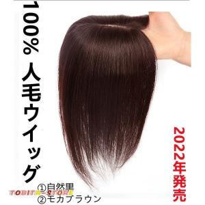 部分ウィッグ 人毛 ミセス 自然 ショート 総手植え ヘアピース 薄毛 白髪隠し 女性用 かつら 脱毛 ファーストトップウィッグ｜knit