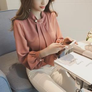 シャツブラウス レディース きれいめ 春夏秋 ...の詳細画像3