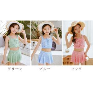 キッズ 水着 女の子 セパレート スカート 子...の詳細画像1