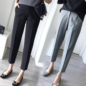 マタニティ パンツ スーツ テーパードパンツ スラックス オフィス きれいめ 事務服 通勤 仕事 フォーマル スーツパンツ 産前 産後 妊娠用 結婚式