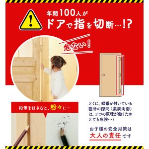 指はさみ防止カバー 指はさみぼうし 蝶番 裏 ...の詳細画像1