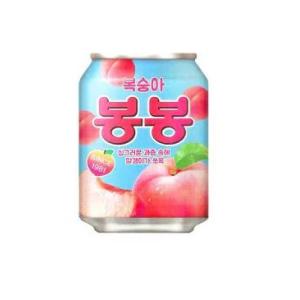 ヘテ 桃 ジュース 缶 238mlｘ1本 もも 韓国 人気 果実 果汁 桃 飲み物 飲料水 子供 大人 単品 ボンボン かわいい お中元 プレゼント ドラマ 韓流