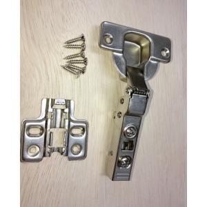 35mmダンパー付きスライドヒンジ　半カブセ　ワンタッチスライド丁番　