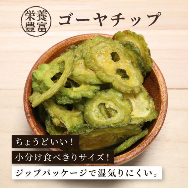 ゴーヤチップス クノップ ゴーヤチップ 60g 1袋 塩味 野菜チップス おやつ ビールに合う おつ...