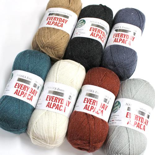 【100g巻】内藤商事毛糸　エブリデイアルパカ