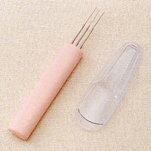 ハマナカ　フェルト羊毛　フェルティング用ハンドニードル（3本並列タイプ）