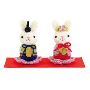 あみぐるみ キット くまの桃雛 MK-77 ひなまつり オリムパス : 手芸の