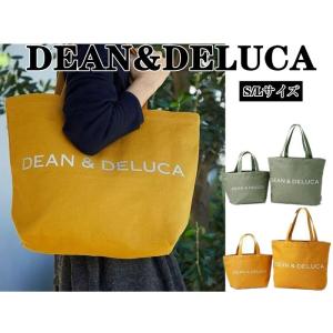 【クーポンで最大1600円】DEAN＆DELUCA　ディーンアンドデルーカ レディース トートバッグ S/Lサイズ 大容量 限定品 帆布 大人気 シルバーロゴ  母の日2024