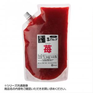 同梱不可　かき氷生シロップ いちご 業務用 1kg　｜ko-te-ya