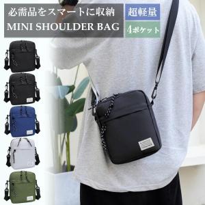 ショルダーバッグ メンズ 小さい ミニショルダーバッグ スマホショルダー レディース 斜め掛け 軽い スマホポーチの商品画像