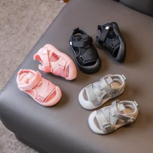 ベビーサンダル キッズシューズ 子供靴 ファーストシューズ 柔らかい 滑り止め つま先保護 幼児用 軽量 男の子女の子 通気 春 夏 出産祝い 通園履き