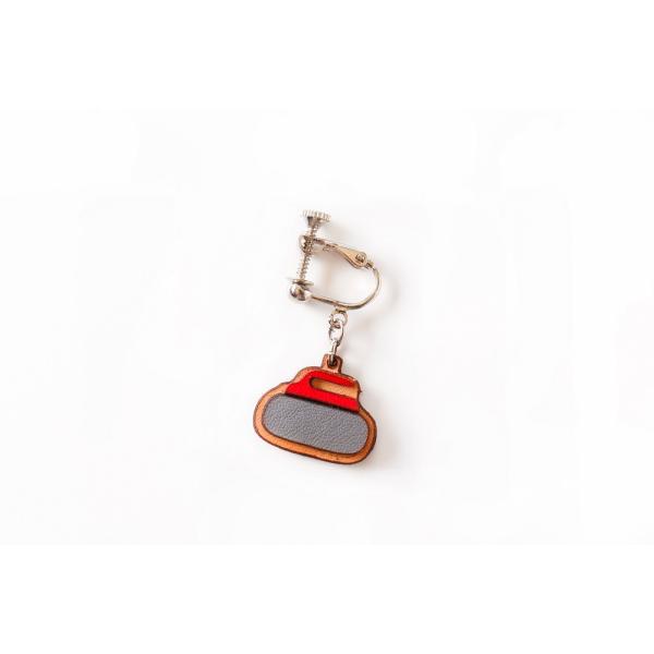 イヤリング　カーリングストーン　かわいい　Koaきゅうと　1個