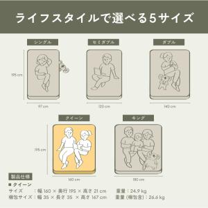 マットレス クイーン オリジナルコアラマットレ...の詳細画像2