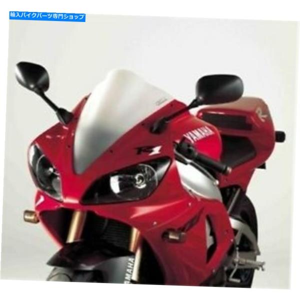 windshield Fabbri二重バブルディスクヤマハYZF R1 YZFR1クリアフロントガラ...