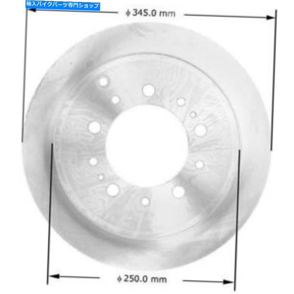 Rear Brake Rotor トヨタツンドラセコイアランドクルーザーレクサスLX570リアディス...