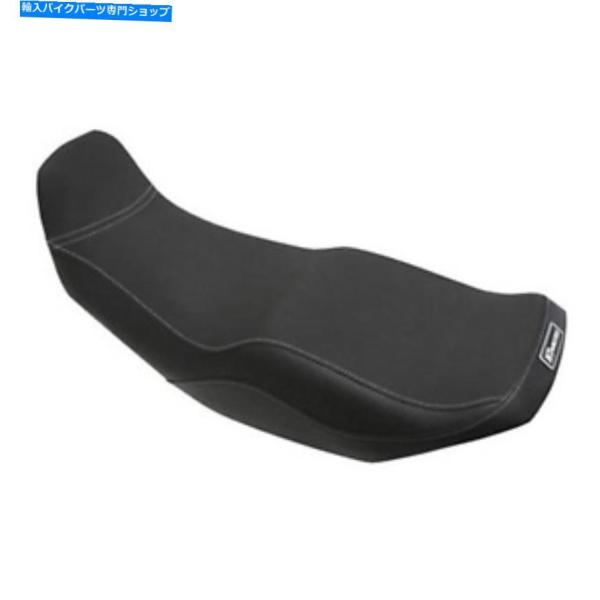 シート HTモトシートカバーブラックカーボングレーステッチ HT MOTO SEAT COVER B...