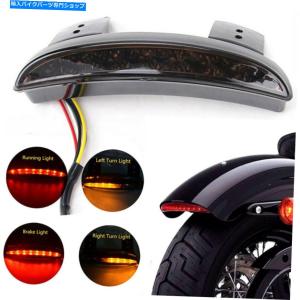 ウインカー ハーレースポーツスター883 1200のための煙LEDブレーキテールターン信号ライトリアフェンダー Smoke LED Brake Tail Turn Signal Light Re｜koalucky