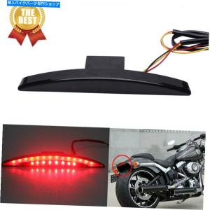 ウインカー ハーレーダビッドソンブレイクアウトのためのオートバイLEDリアフェンダーエッジブレーキテールライト Motorcycle LED Rear Fender Edge B｜koalucky