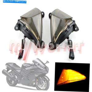 ウインカー 前面ターン信号の点滅の指標LEDライトフィットkawasaki ZX14R 2006-2016 Front Turn Signal Blinker Indicator LED Light Fit For kawasak｜koalucky