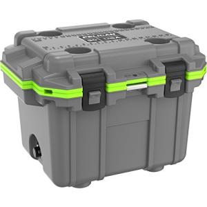 PELICAN 30QT エリートクーラー ダークグレーXグリーン   337-8272 30Q-1-DKGRYEGRN    1台