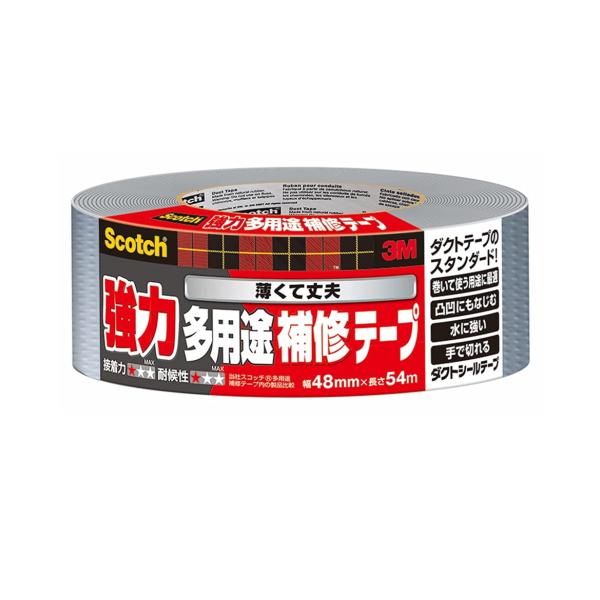 3M（スリーエム）　強力多用途補修テープ　ダクトシールテープ　（ＤＵＣＴ−５４）　４８×５４ｍ