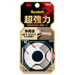 バラ売り可能です！3M 両面テープ スコッチ 超強力 フォームタイプ 3M 両面テープ スコッチ 超強力両面テープ プレミアゴールド スーパー