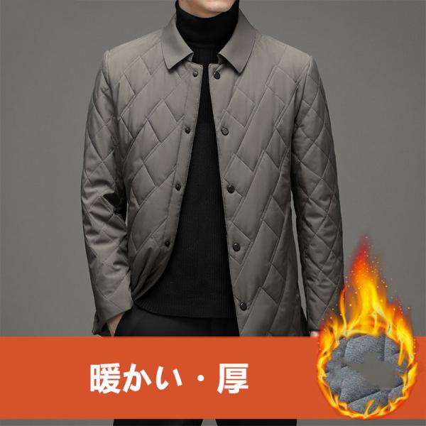 キルティングジャケット メンズ 中綿ジャケット コート アウター ジャケット 中綿入り キルティング...