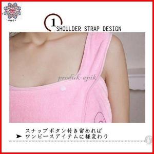 バスローブ バスタオル 着るバスタオル 大判タ...の詳細画像3