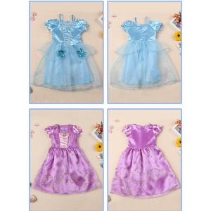 プリンセス 子供用 ドレス キッズ ワンピース シンデレラ コスチューム ハロウィン コスプレ クリスマス バレエ衣装 発表会 七五三 ピアノ 演奏会