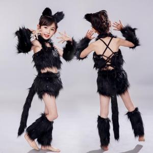 送料無料 子供 猫 ハロウィン コスプレ 猫娘...の詳細画像3