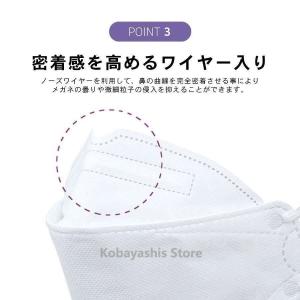 マスク 100枚 KF94 使い捨て 不織布マ...の詳細画像3