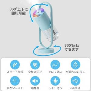 七色LEDライト超音波式 ミニ加湿器 卓上加湿器 USB 超静音 除菌 節電 空焚き防止 持ち運び便利 加湿器 子供部屋 寝室 オフィス 車載用｜kobayashi-storetwo